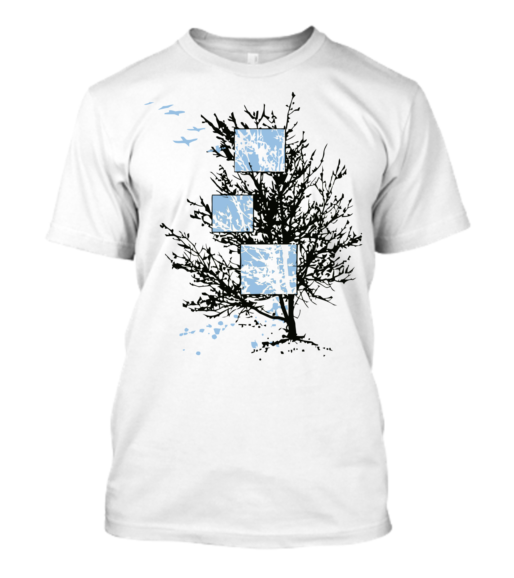Pockets Of Spring Birds And Tree T-Shirt