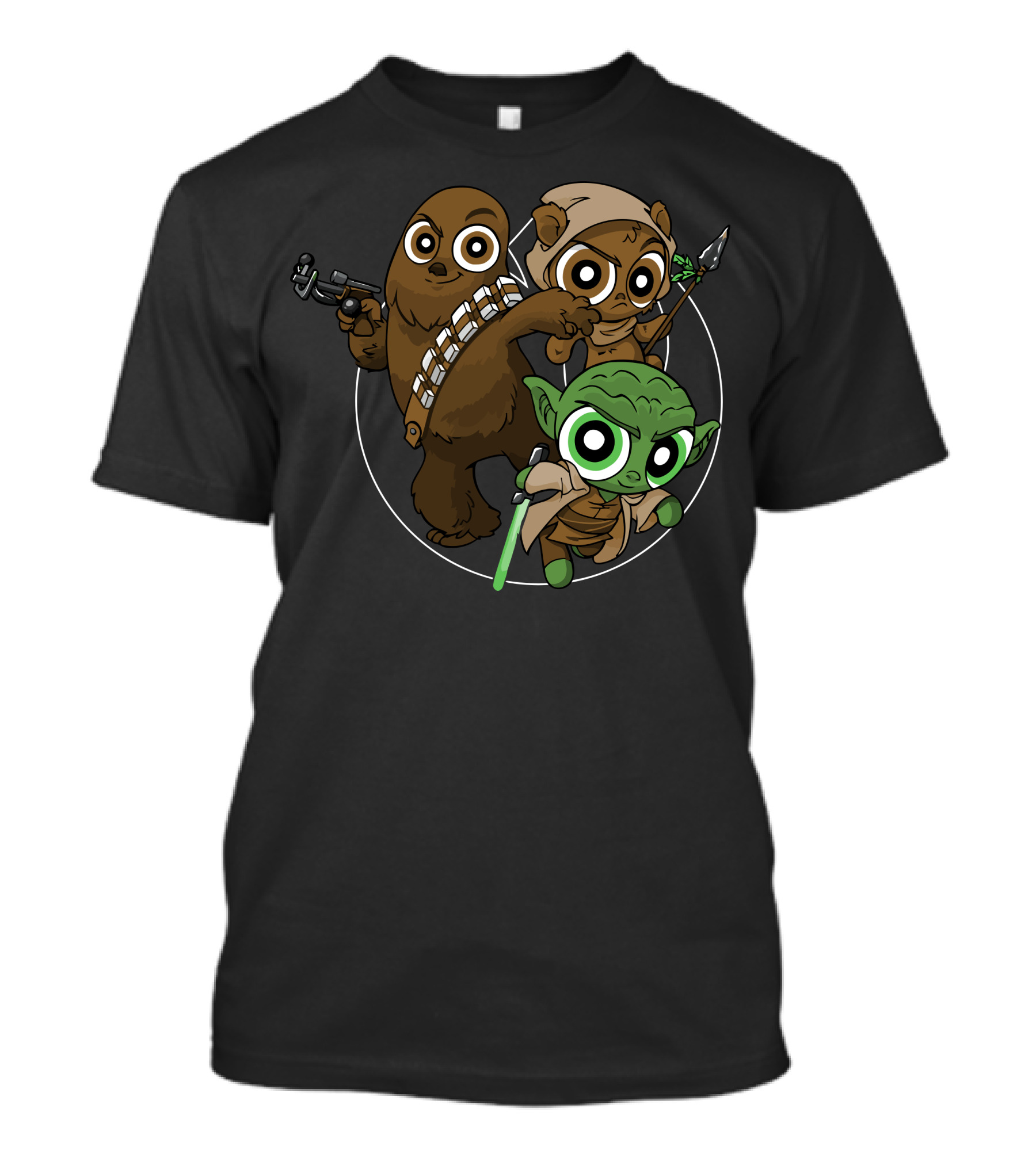 Power Critters Star Wars Cute Character Trio T-Shirt