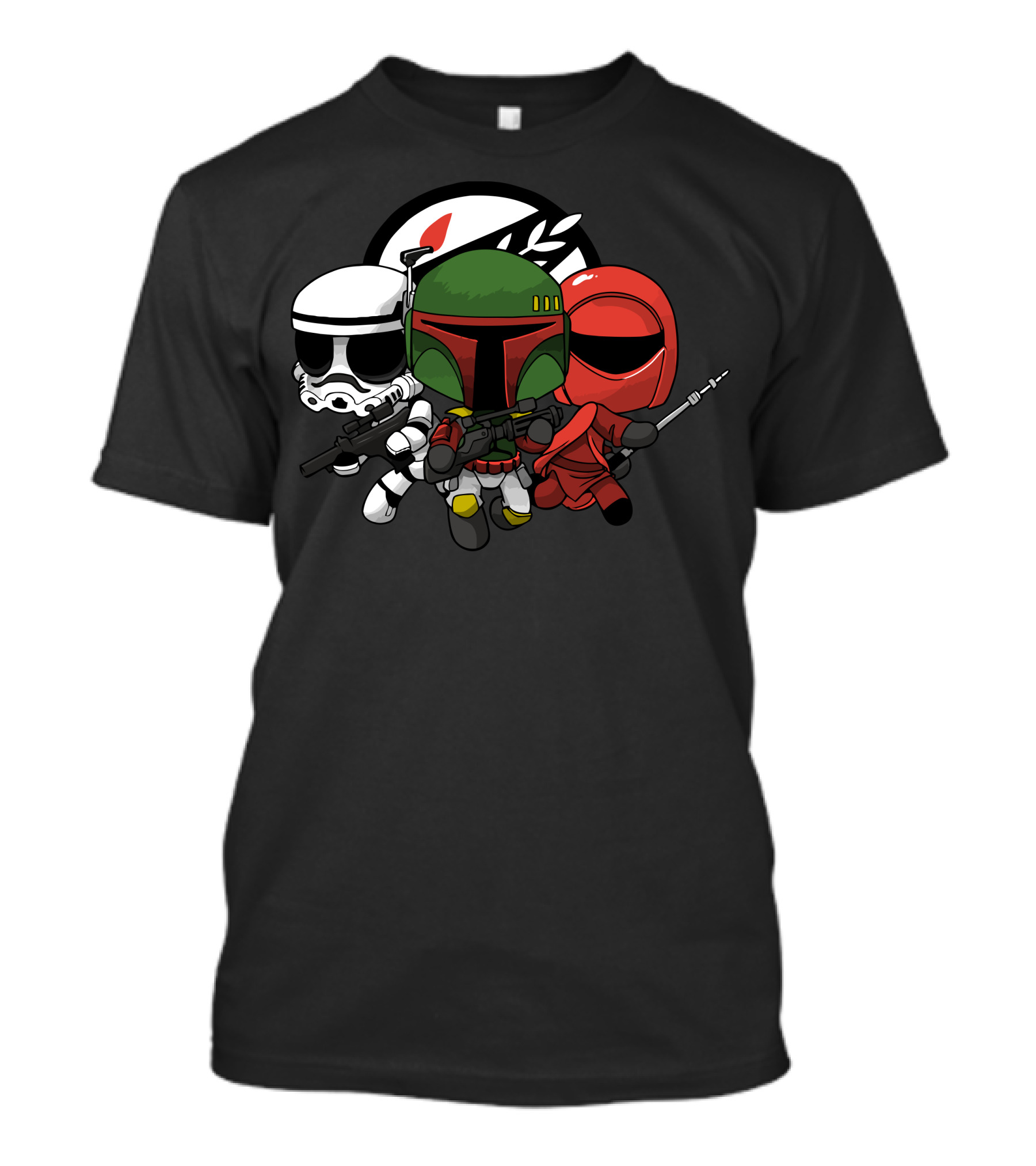 Power Minions Star Wars Bounty Hunter And Stormtrooper Trio T-Shirt