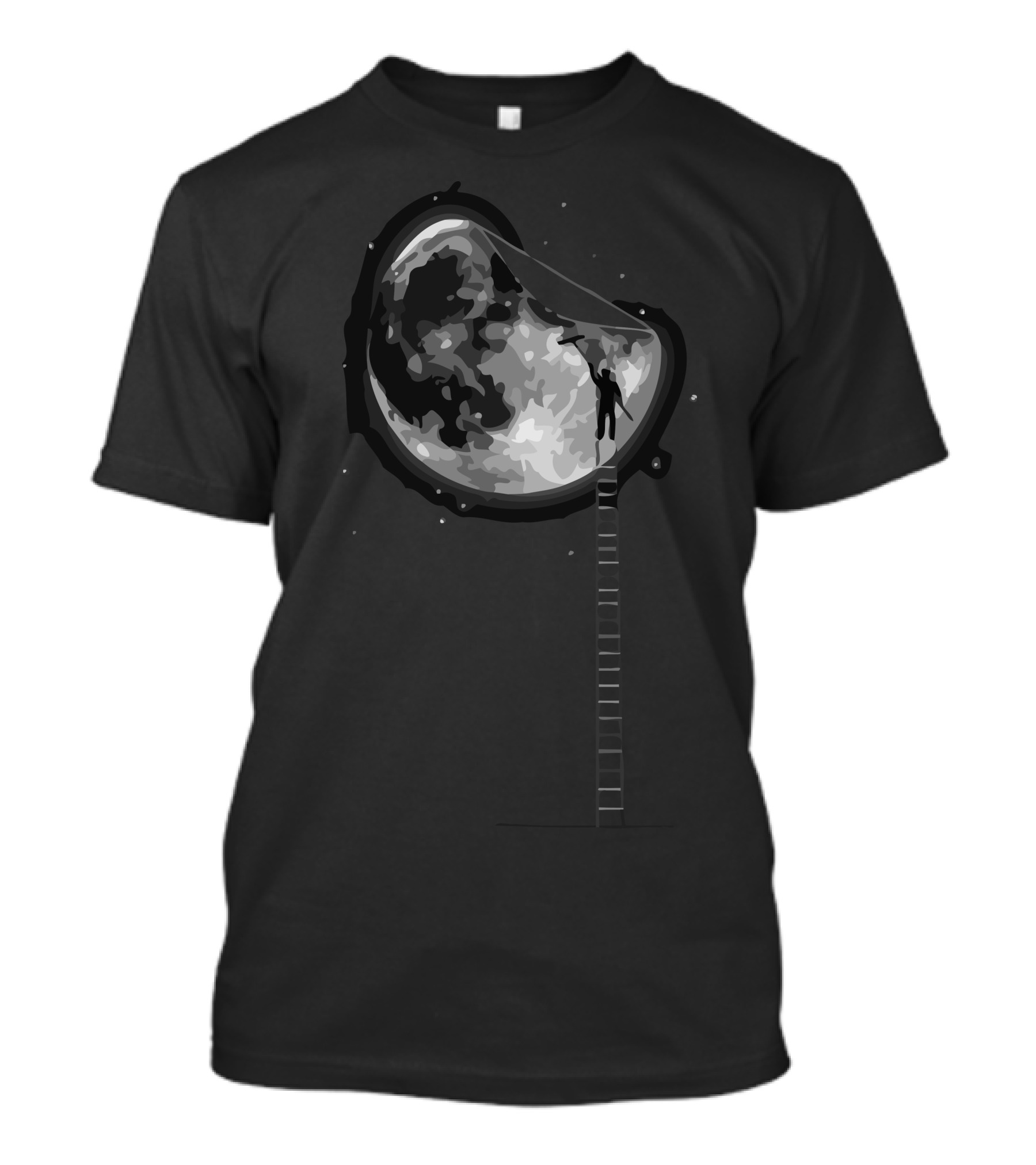 Preparing The Night Moon Painting Scene T-Shirt