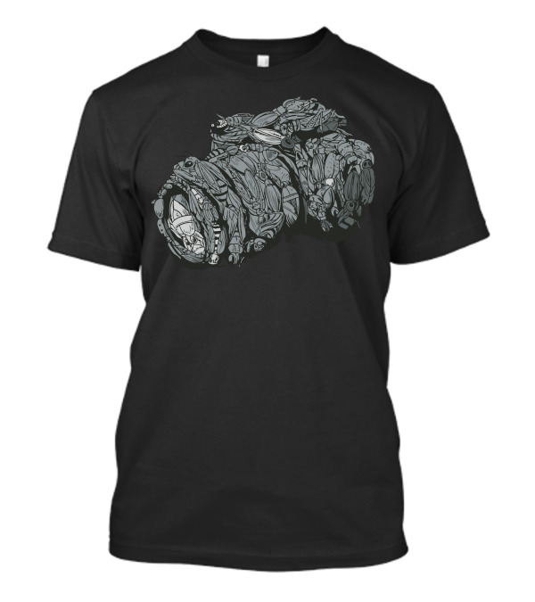 Shutterbug Camera Lens Made Of Insects T-Shirt