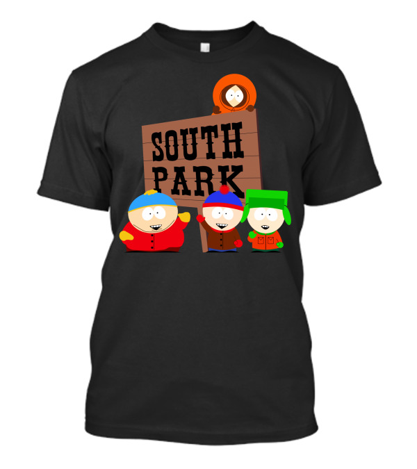 South Park American Cartoon Characters Sign T-Shirt