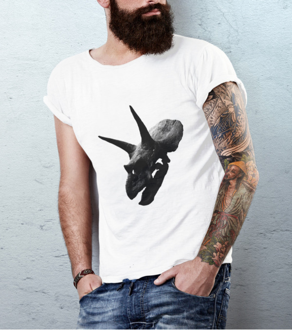 Alice In Chains The Devil Put Dinosaurs Here Triceratops Skull T-Shirt