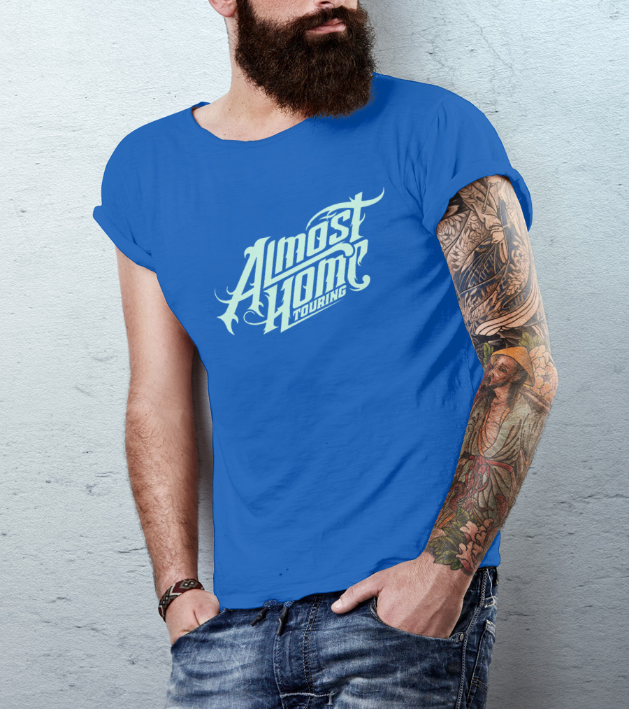 Almost Home Touring Retro Script T-Shirt