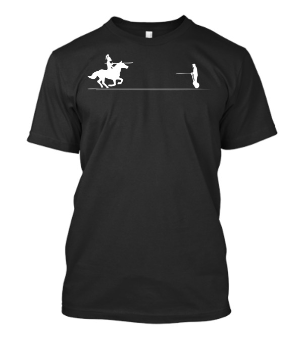 Knight Versus Segway Duel T-Shirt