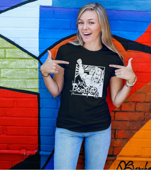 Axe Bomber Wrestling Icon T-Shirt