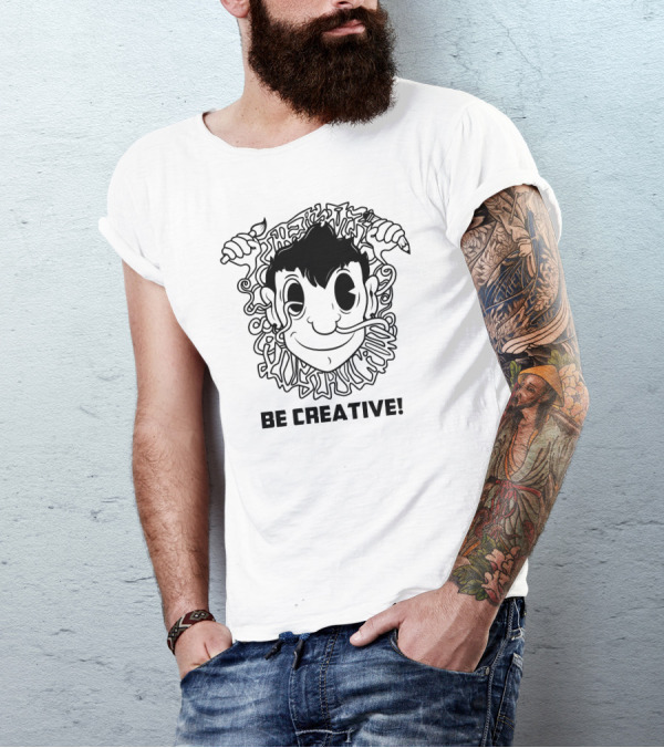 Be Creative Stay Positive Throwing Off Negativity T-Shirt