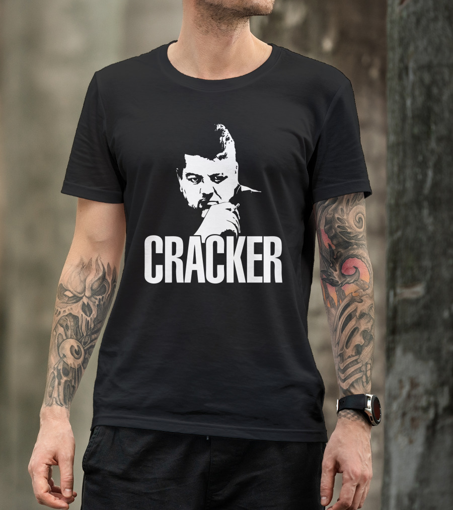 CRACKER Fitz Gerard Series Noir Monochrome Stare T-Shirt
