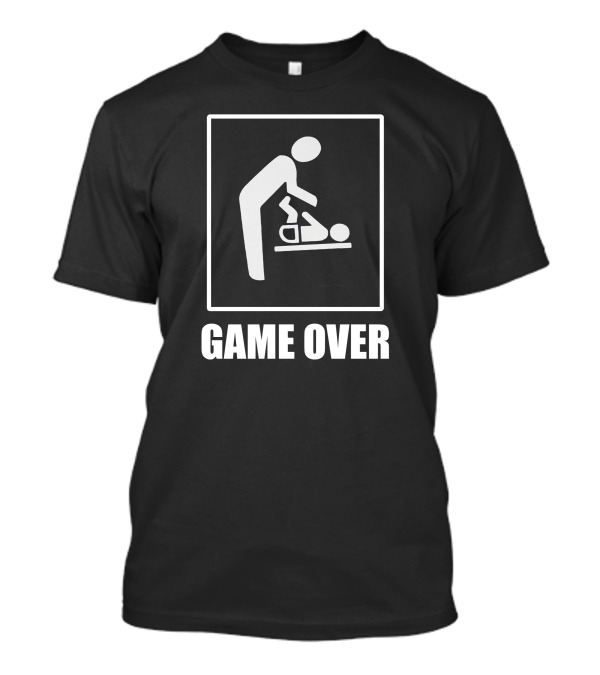 Daddy To Be Changing Diaper Game Over T-Shirt