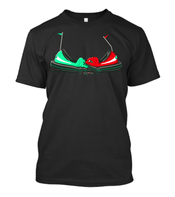 Bumper Car Crash Duel Dangerous Driving T-Shirt