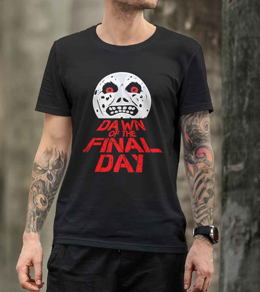 DAWN OF THE FINAL DAY Horror Mask Face T-Shirt