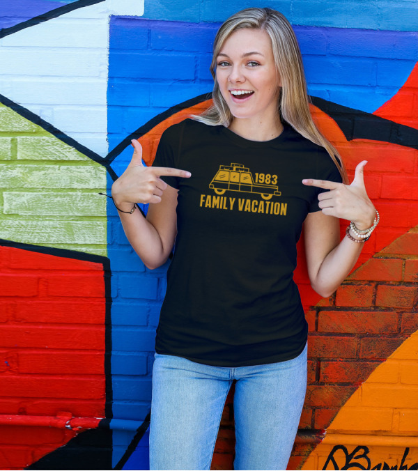 1983 Family Vacation Road Trip Car T-Shirt