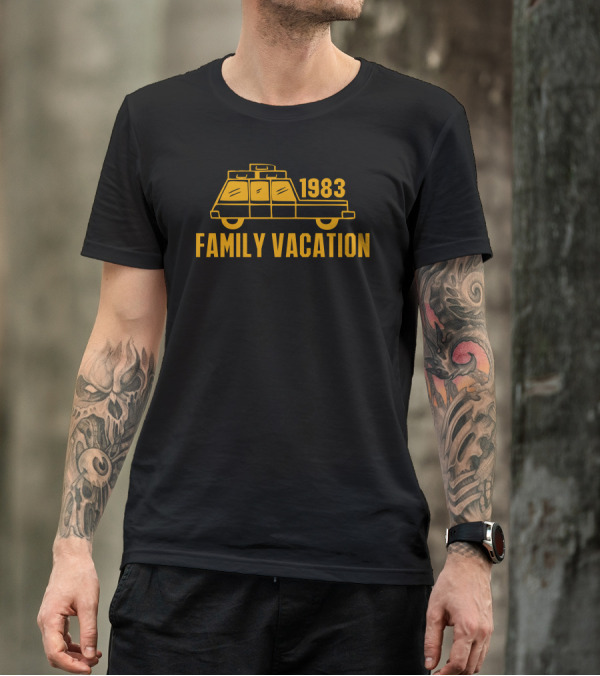 1983 Family Vacation Road Trip Car T-Shirt