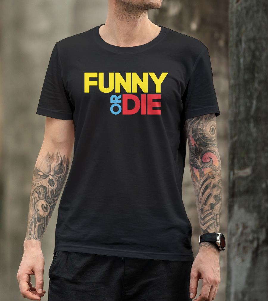 Funny Or Die Yellow Blue Red T-Shirt