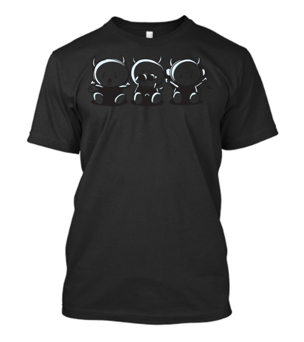 Hear No Evil See No Evil Speak No Evil Demon Trio T-Shirt