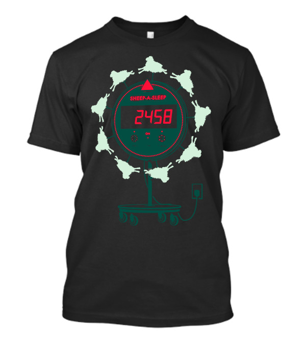 SHEEP-A-SLEEP Insomnia Innovations Countdown Display With Sheep T-Shirt