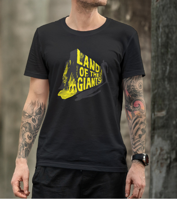 Land Of The Giants Nostalgic Sci-Fi Adventure Iconography T-Shirt