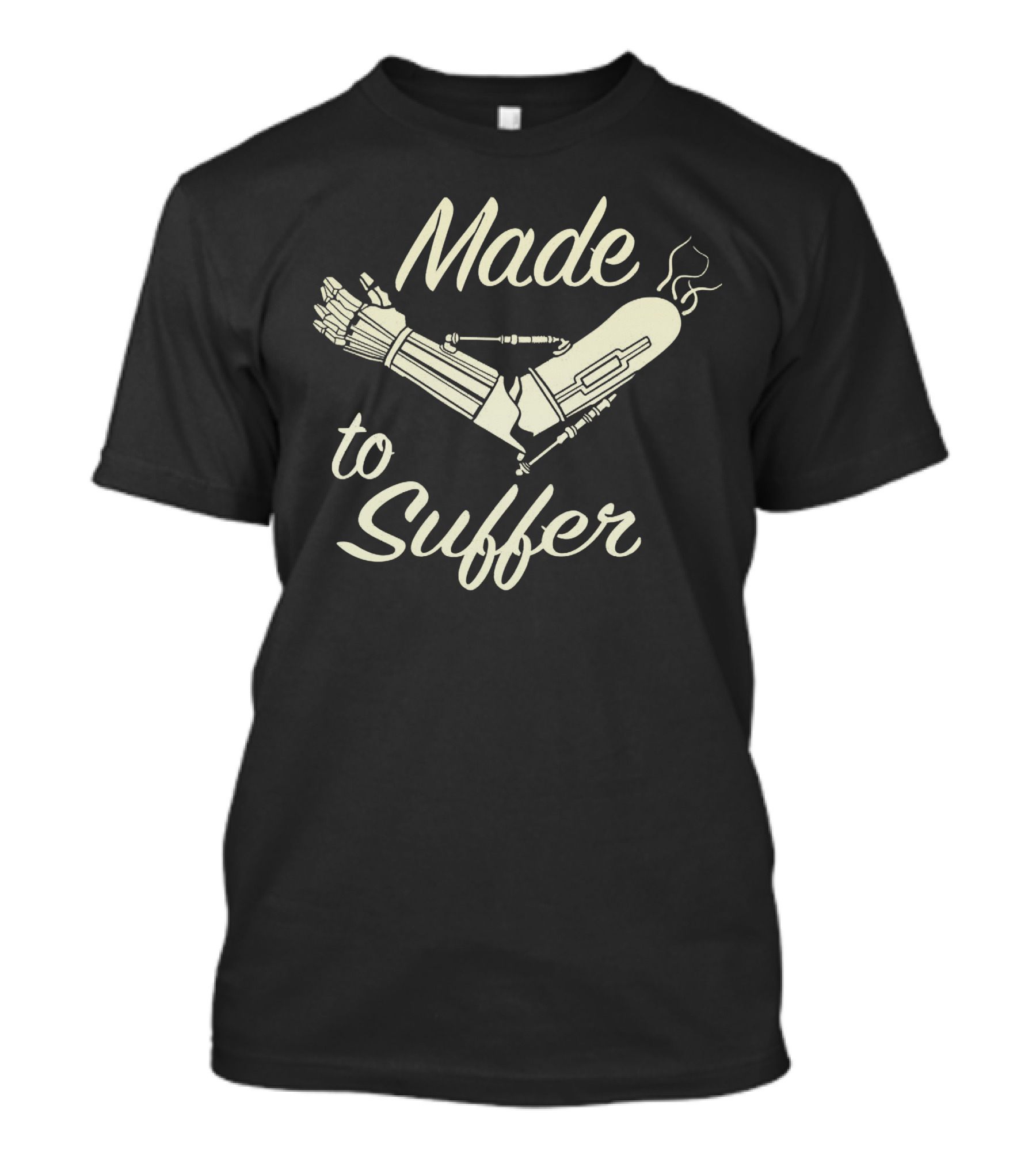 Made To Suffer Robot Arm T-Shirt