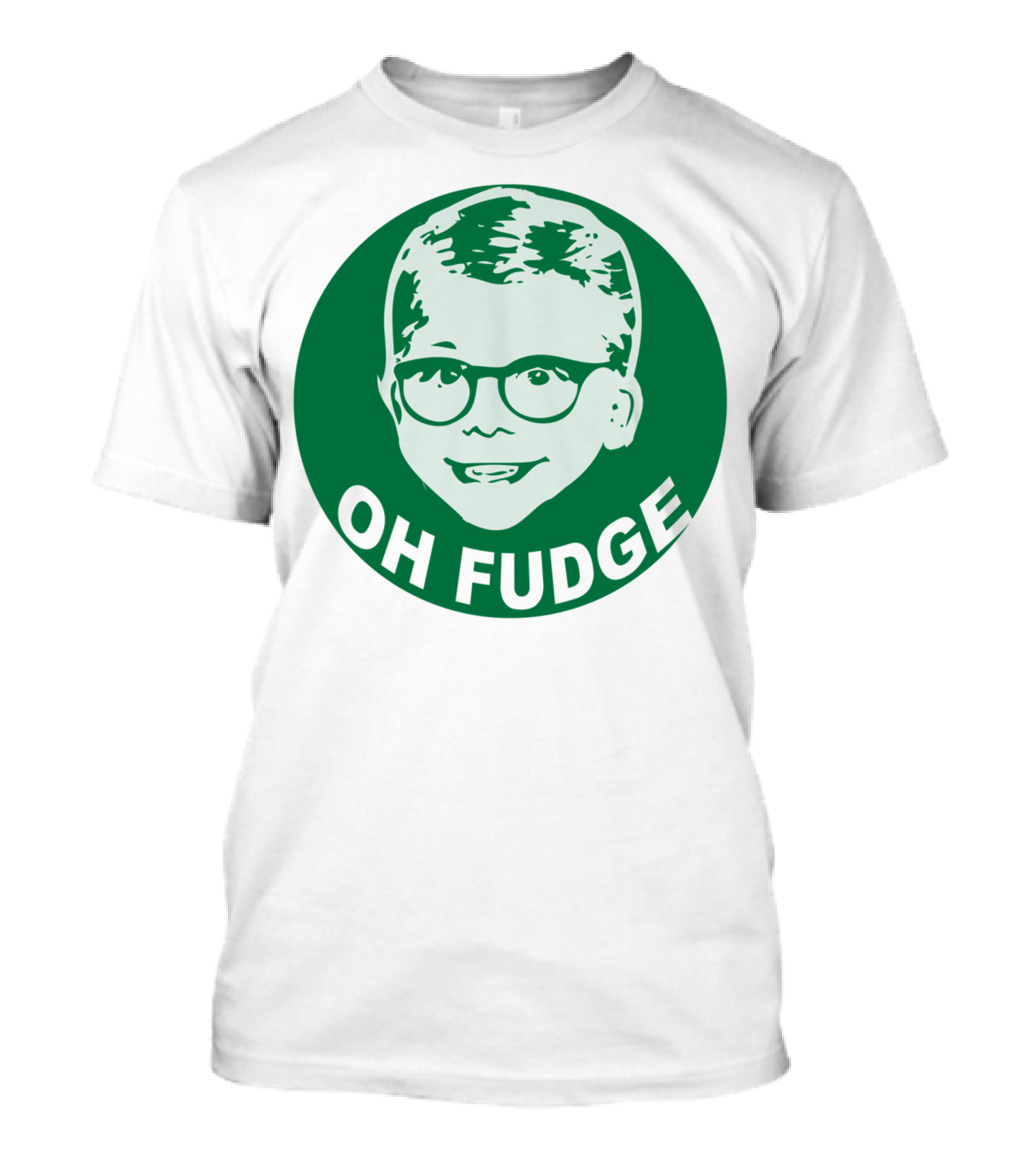 Oh Fudge Christmas Story Ralphie Face T-Shirt