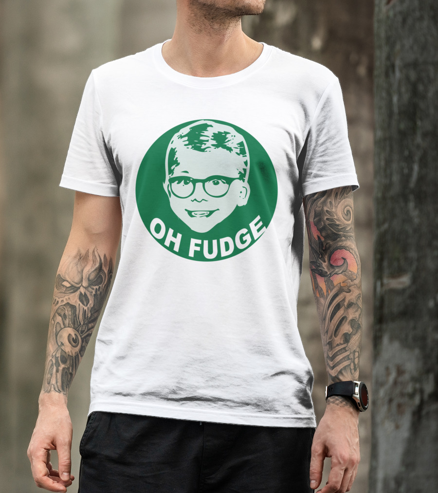Oh Fudge Christmas Story Ralphie Face T-Shirt