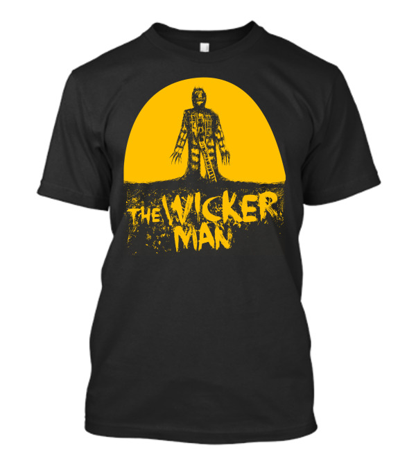 The Wicker Man Rustic Figure With Ladder In Golden Arch T-Shirt