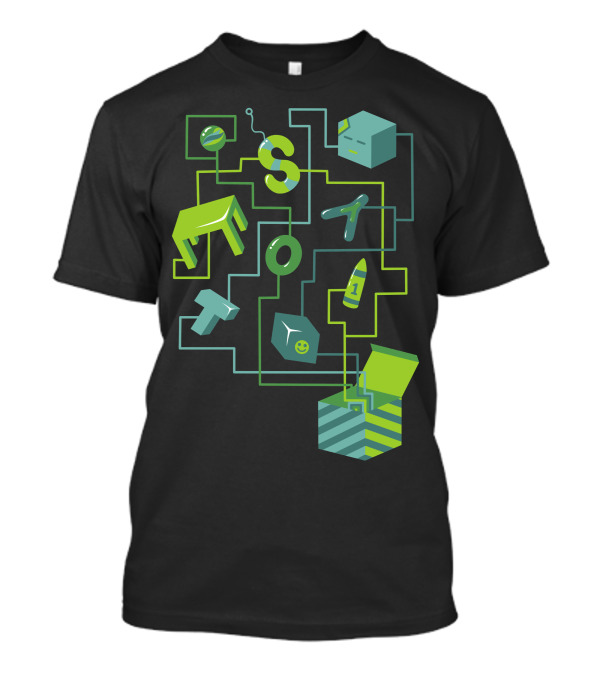 S O T 1 Toys Box Cube Maze T-Shirt