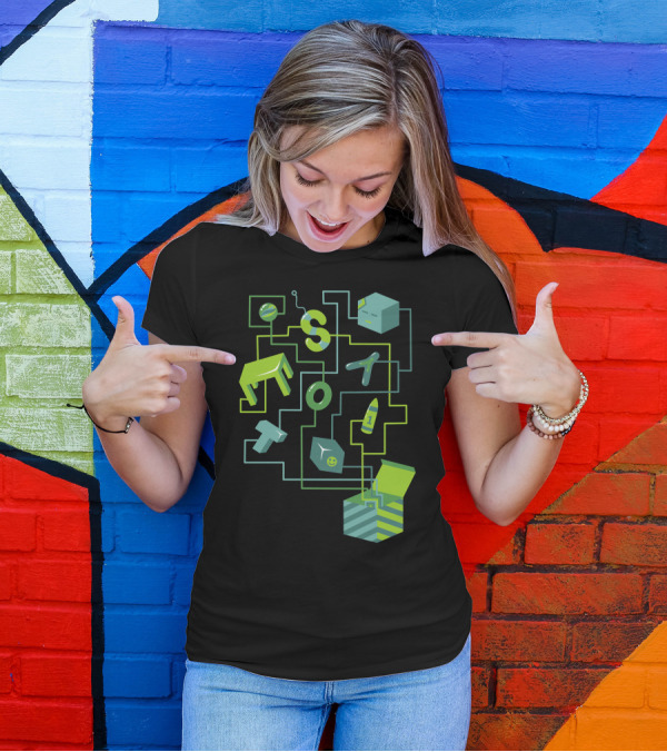S O T 1 Toys Box Cube Maze T-Shirt