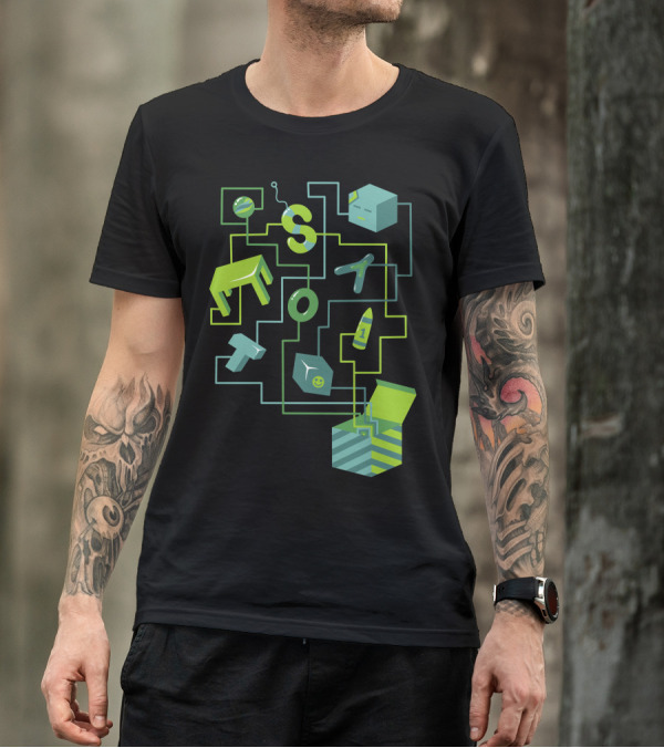 S O T 1 Toys Box Cube Maze T-Shirt