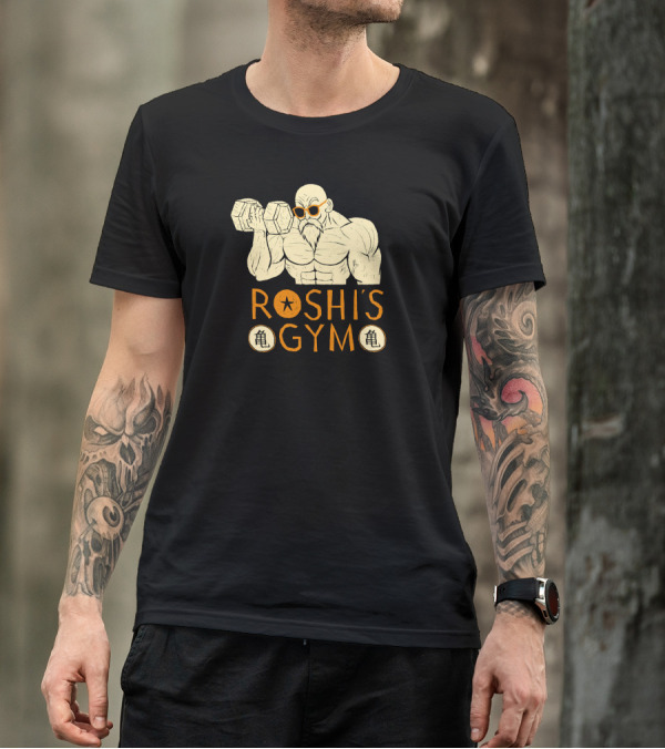 Roshi's Gym Train Insaiyan Fitness Mastery Goku T-Shirt