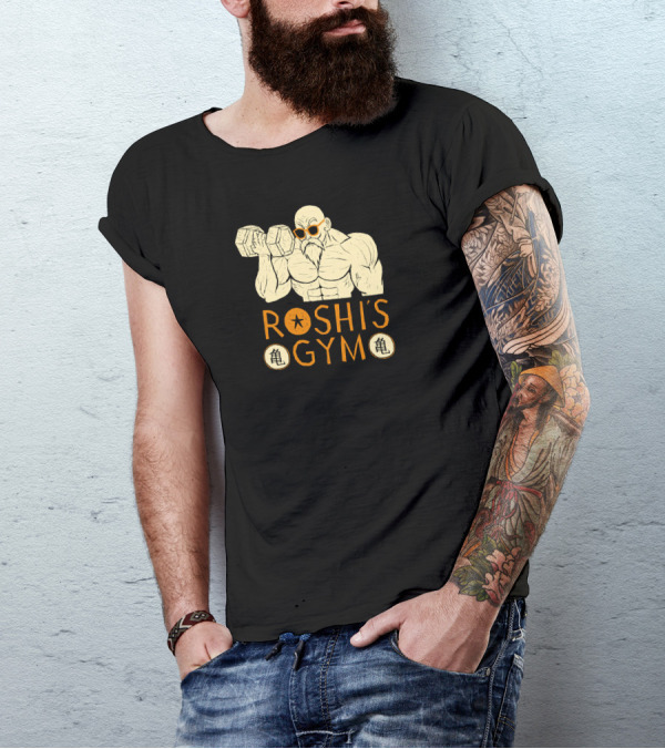 Roshi's Gym Train Insaiyan Fitness Mastery Goku T-Shirt