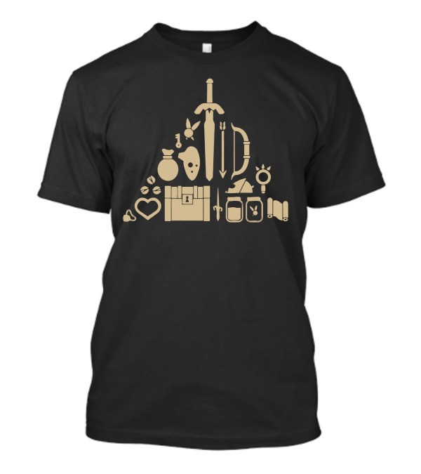 Legendary Triangulate Trifarce Adventure Icons T-Shirt
