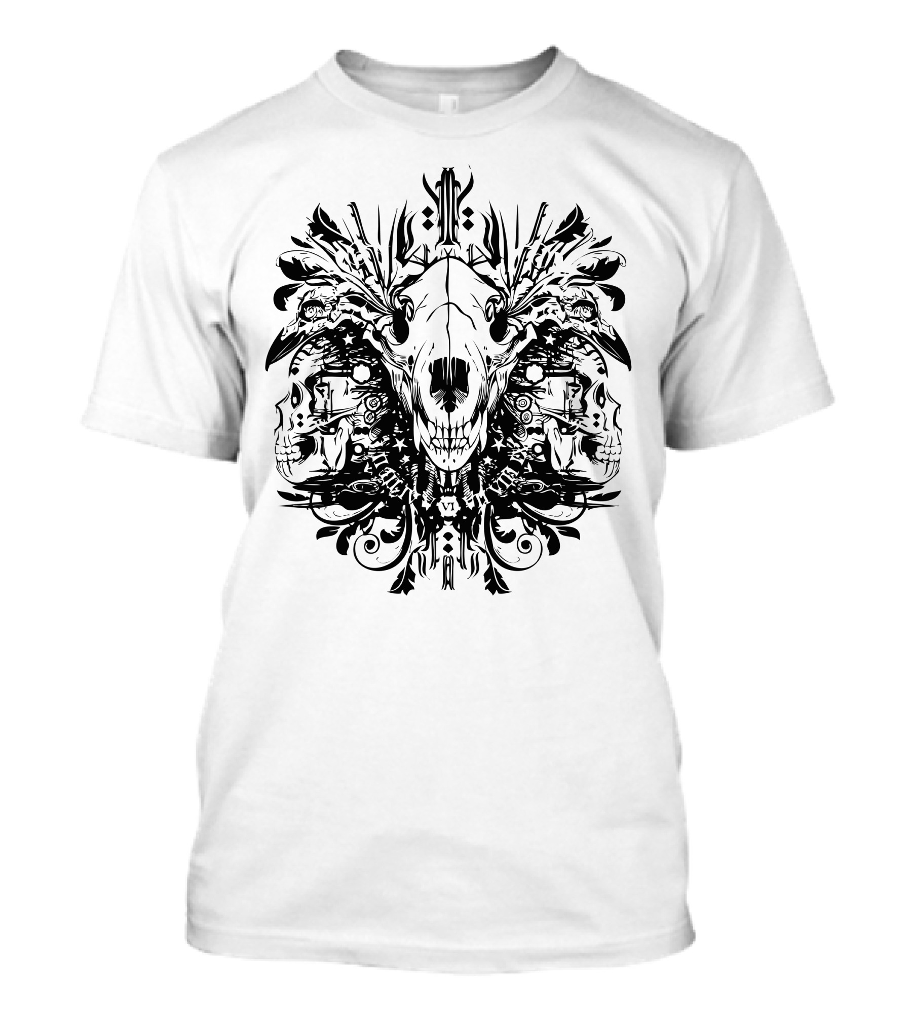 Ursidae The Sixth Gothic Bear Skull T-Shirt