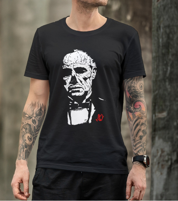 Zombie Brando The Zomfather Mafia Horror Mashup T-Shirt