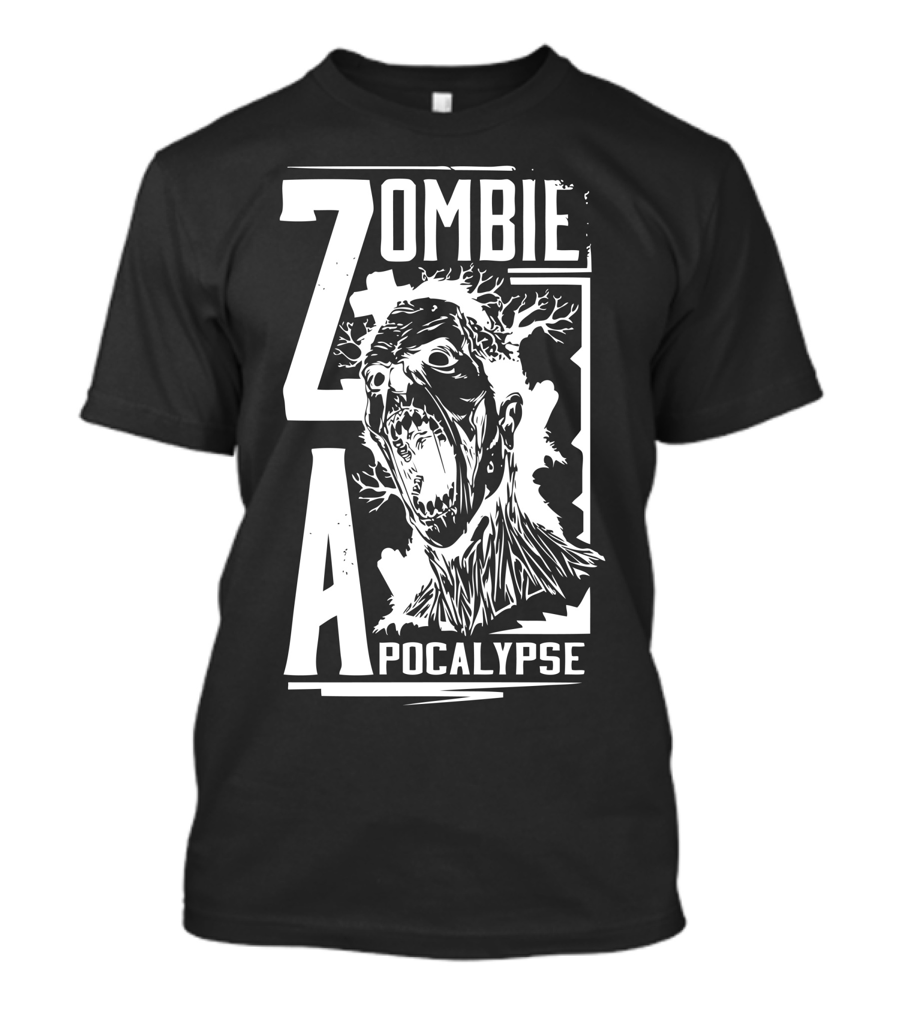Zombie Apocalypse Wild Scream T-Shirt