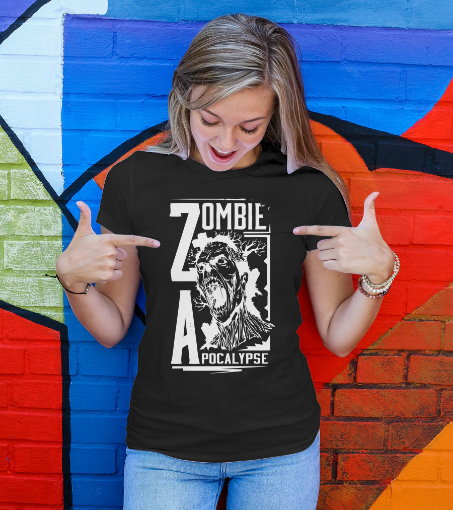 Zombie Apocalypse Wild Scream T-Shirt