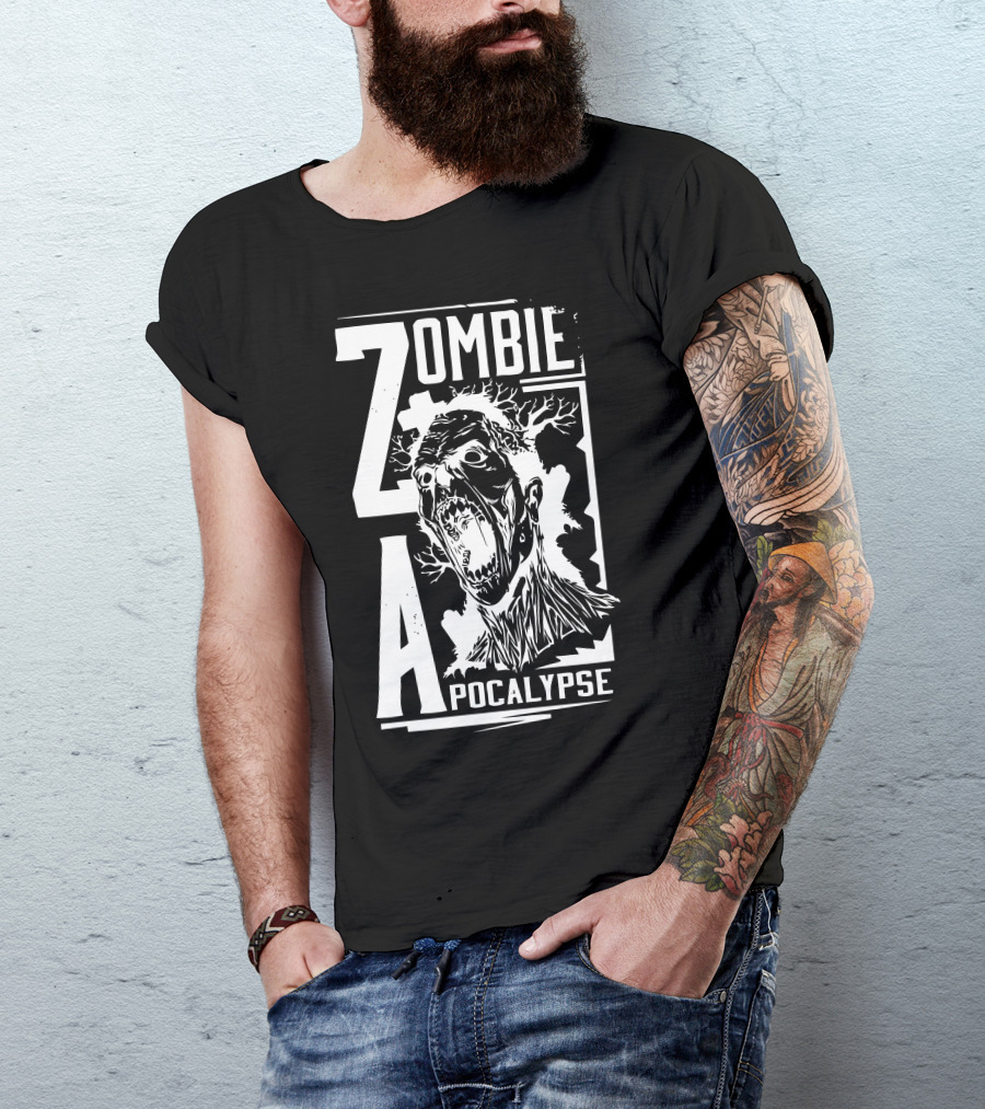 Zombie Apocalypse Wild Scream T-Shirt