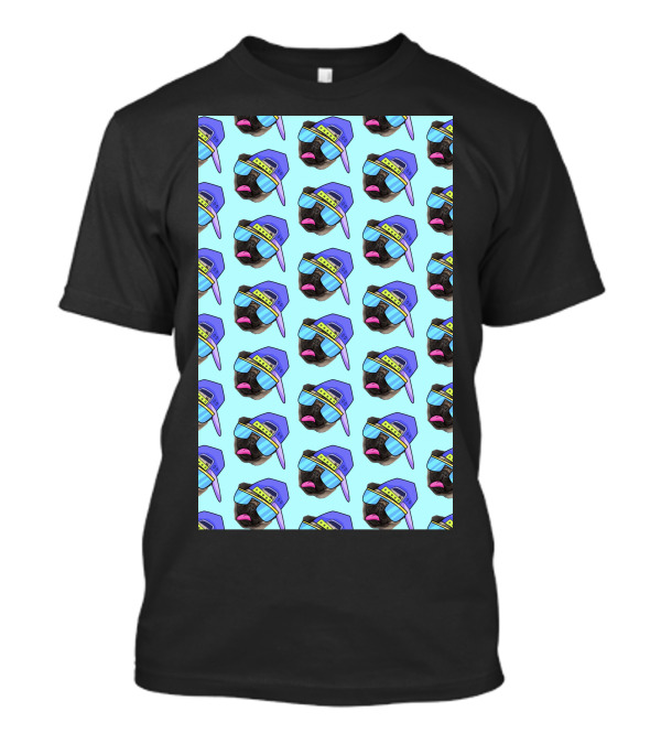 Pug Swag Sunglasses And Cap T-Shirt