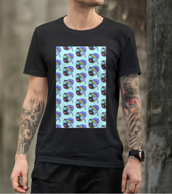 Pug Swag Sunglasses And Cap T-Shirt