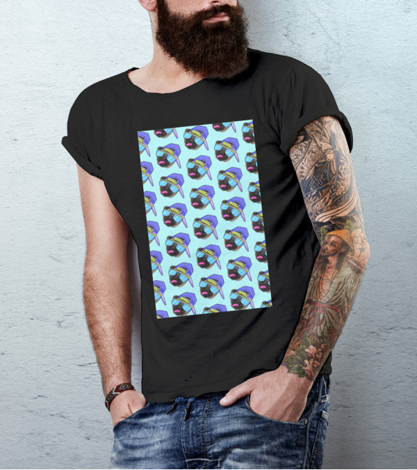Pug Swag Sunglasses And Cap T-Shirt