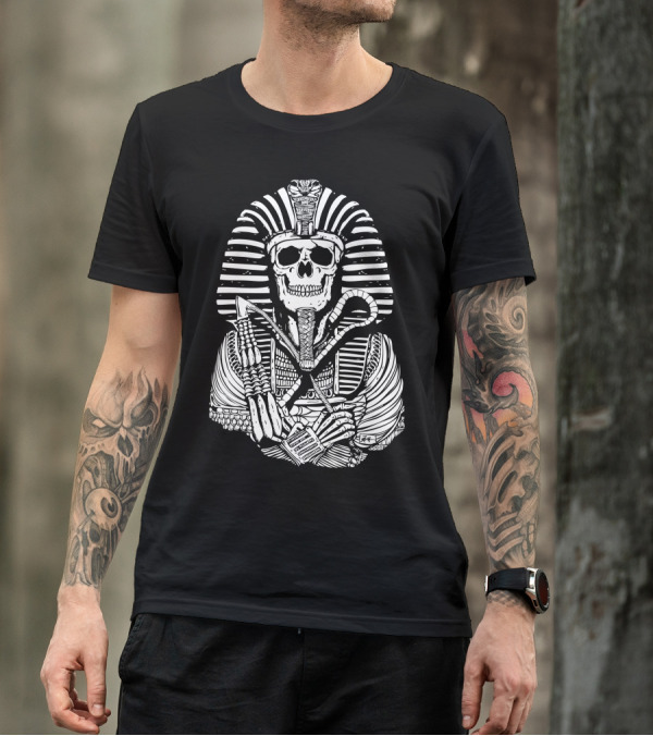 Sarcophagus Pharaoh Skull Sepulchral T-Shirt