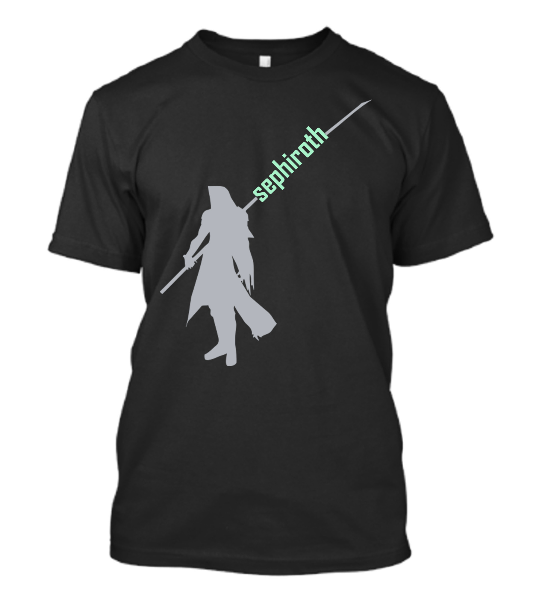 Sephiroth Silhouette Sword T-Shirt
