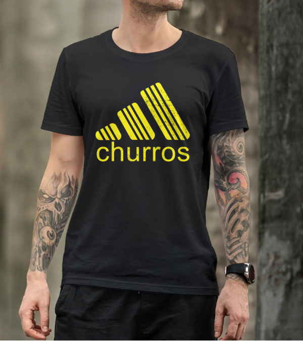 Churros Yellow Striped T-Shirt