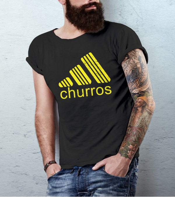 Churros Yellow Striped T-Shirt