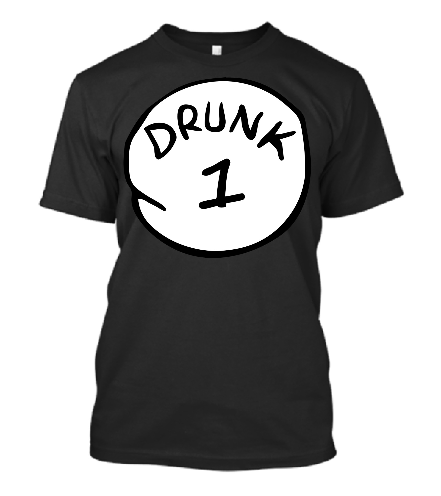Drunk 1 Party Costume Halloween Prop T-Shirt