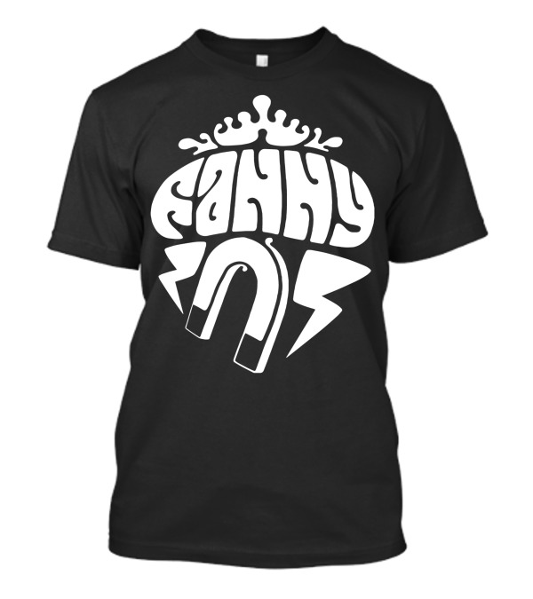 Fanny Magnet Crown And Horseshoe Magnet With Lightning Bolts T-Shirt