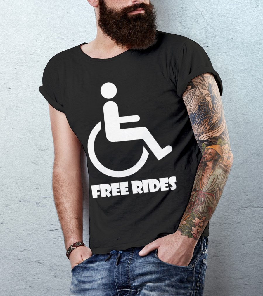 Free Rides Wheelchair T-Shirt
