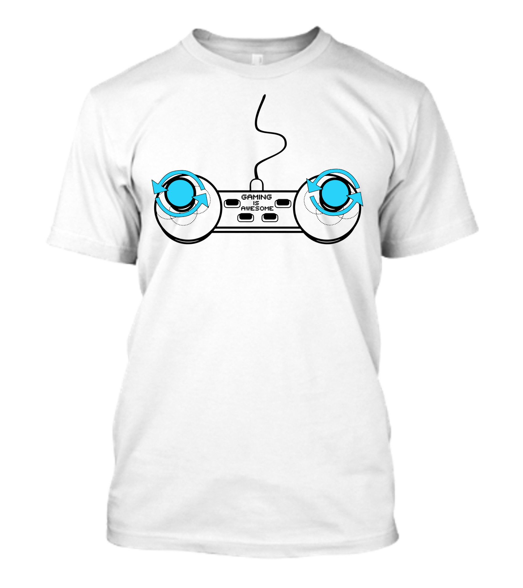 Games Is Awesome Gamer PC Girls Controller Joystick Geeky Gaming Is Awesome T-Shirt
