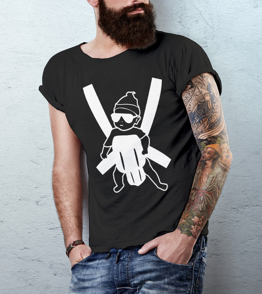 Hangover Baby Carrier White Sunglasses Iconic T-Shirt