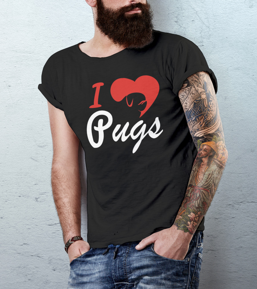 I Heart Pugs T-Shirt