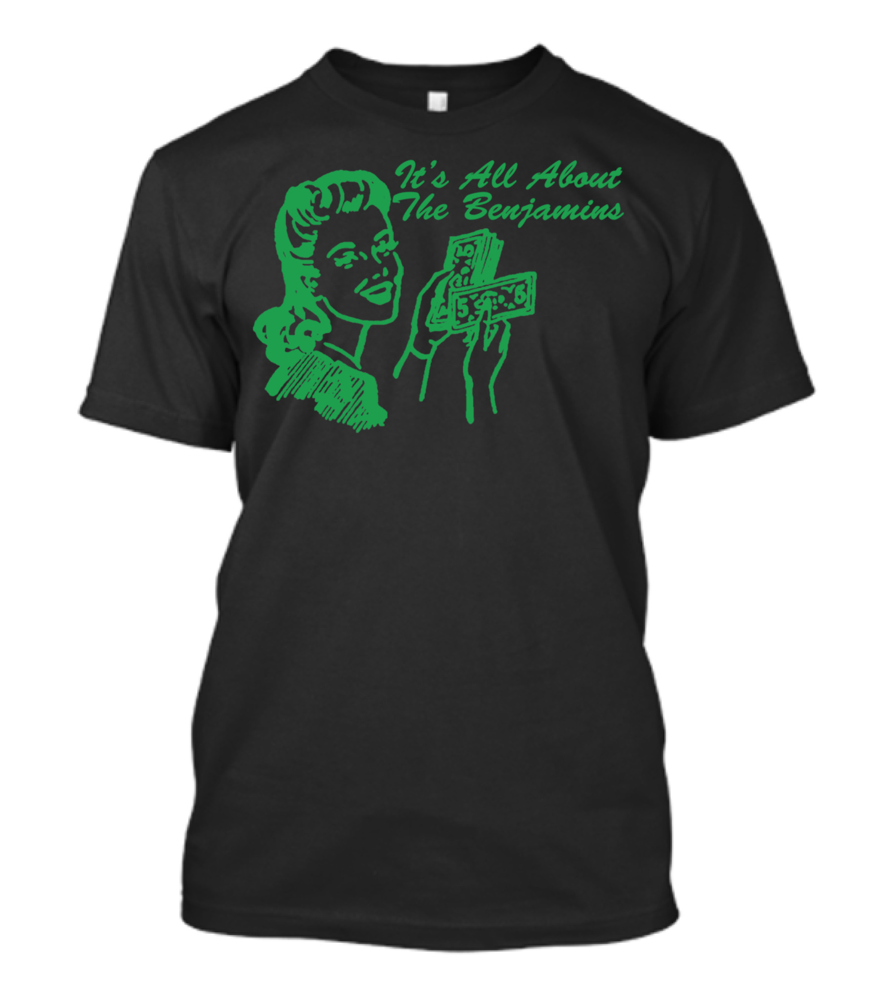It's All About The Benjamins Retro Money T-Shirt